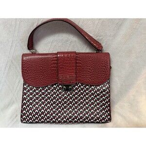 Guess Cleo Convertible Purse in Merlot Multi Does Not Include Chain
